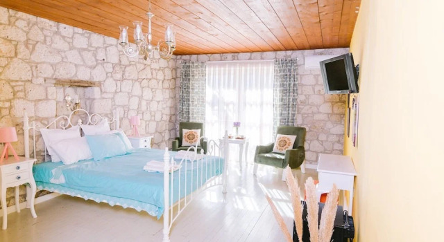 Двухместный номер Deluxe Begonvil Butik Otel by Aliki Alacati