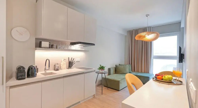 Апартаменты Deluxe c 1 комнатой с видом на город Karitsi Suites