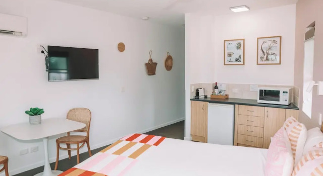 Двухместный номер Superior с балконом и с видом на океан Yamba Beach Motel