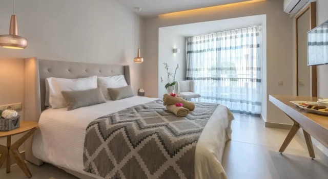 Двухместный номер Standard с балконом и с красивым видом из окна Nefeli Hotel