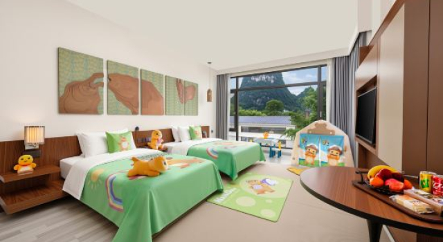 Семейный тент Ji Yun Resort (Yangshuo Ten-mile Gallery Yulong River)