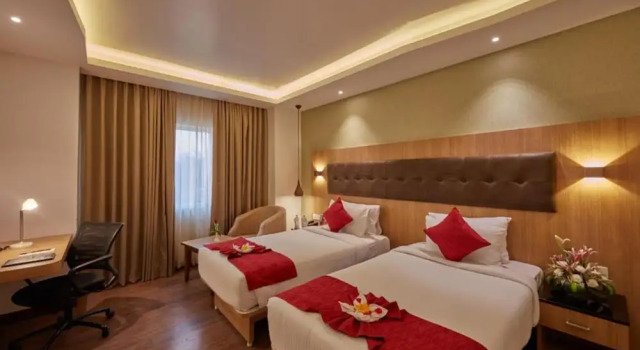 Двухместный номер Deluxe с видом на сад Shivas Galaxy Hotel