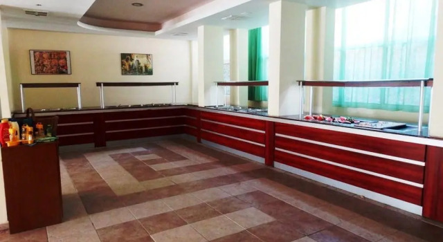 Кровать в общем номере Hotel Dana Palace Park