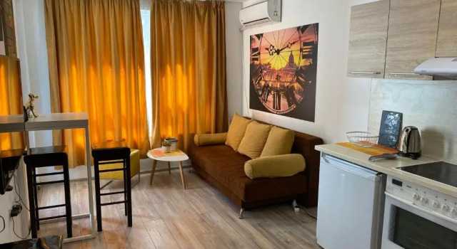 Апартаменты c 1 комнатой Brand New Cozy 1BR flat with AC & FREE street Parking