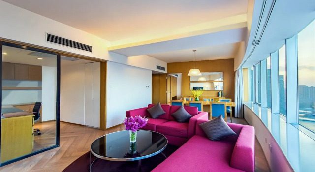 Somerset Riverview Chengdu, Buchen Sie Aparthotel Aparthotels in Sichuan, Aparthotel