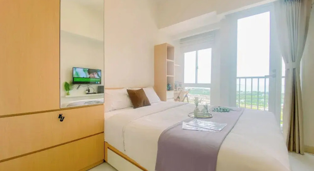Cozy Studio At 31Th Floor Apartment Tokyo Riverside Pik 2, Book Apartment Jakarta Jakarta Province