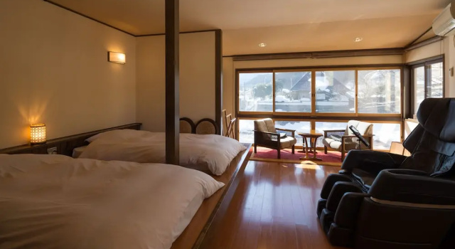 Standard Doppel Zimmer mit Flussblick Okutsusou