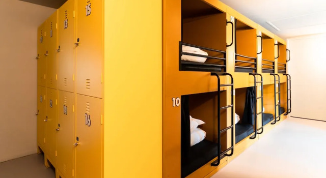 Кровать в общем номере The People Lyon Hostel