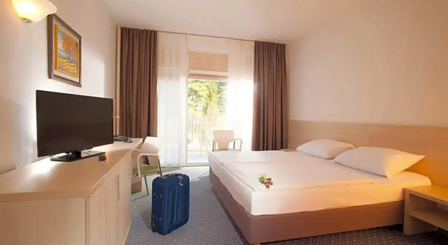 Номер Comfort с балконом и с видом на бассейн Hotel Vesna