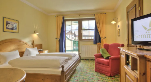 Двухместный номер Standard c 1 комнатой с балконом и с видом на сад Hotel Sommerhof