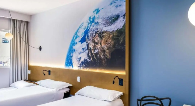 Трёхместный номер Standard Hotel Euro Suite Curitiba Batel By Nacional Inn
