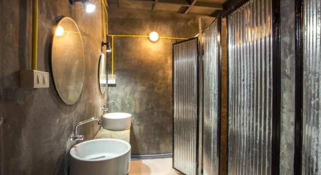 Кровать в общем номере Loft Hostel Koh Tao
