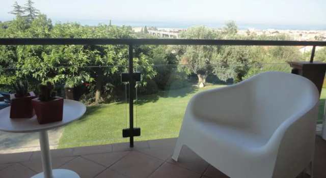 Трёхместный номер Deluxe с видом на море Villa Zagara Luxury Bed And Breakfast