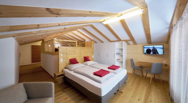 Семейный номер Standard с видом на горы Grischuna Mountain Lodge