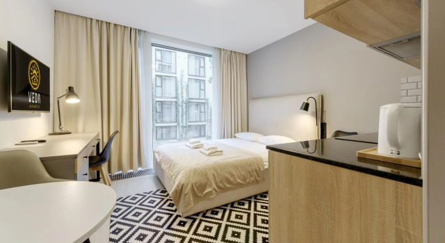 Modern VEDA Apartments near Nevsky Prospekt, Ploshchad A.Nevsky metro station, 5 minutes to the Neva embankment, Rezervasyon Daire Sankt Peterburg Rusya