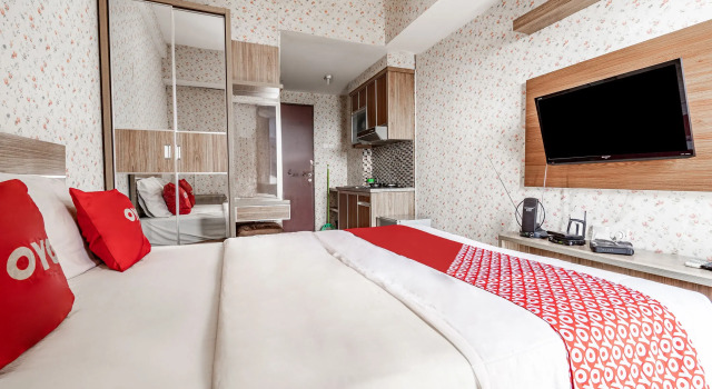 Camera Deluxe OYO 93552 Tamansari Panoramic Apartment By Anwar