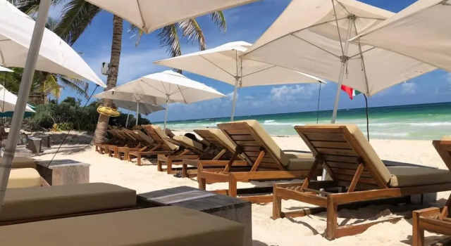 Студия Stylish Tulum Studio Terrace Pool Relax
