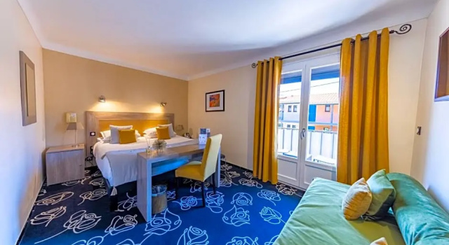 Трёхместный номер Standard Hôtel & Spa Le Madeloc - Collioure Centre