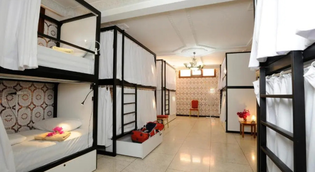 Кровать в общем номере LHOSTEL à Casablanca