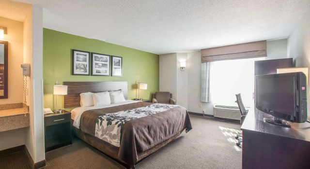 Standardowy dwuosobowy pokój Sleep Inn Decatur I-72