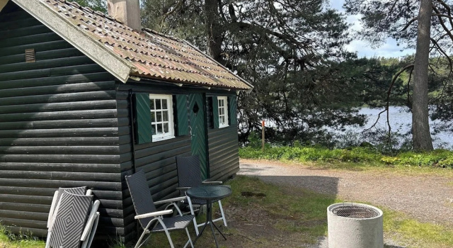 Номер Standard с видом на озеро Långasjönäs Camping & Stugby
