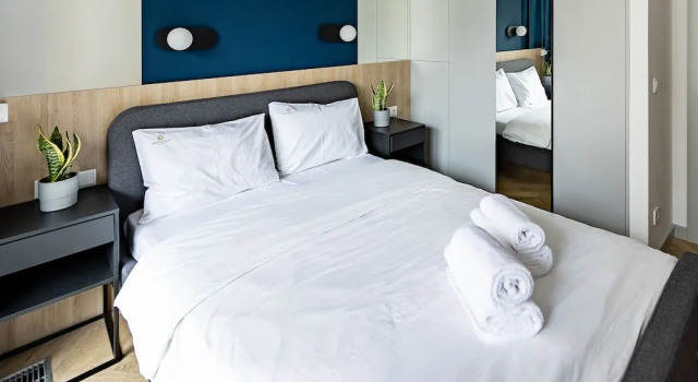 Апартаменты c 1 комнатой с балконом Warsaw Aparthotel