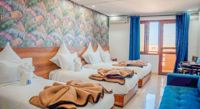 Standard Dreier Zimmer mit Balkon Hôtel Riad Asfi