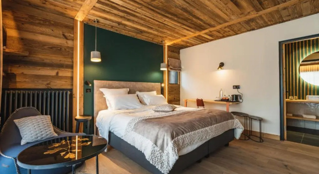 Двухместный номер Deluxe Chalet-Hôtel La Marmotte, La Tapiaz & SPA, The Originals Relais
