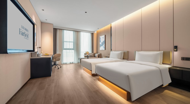 Двухместный номер Comfort с видом на город Fairfield by Marriott Shanghai Qingpu