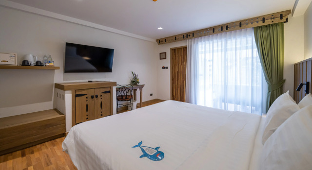 Двухместный номер Deluxe с балконом и с красивым видом из окна Baan Samui Resort - SHA Extra Plus