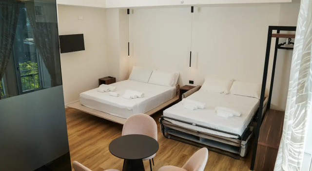 Четырёхместный номер Deluxe Hotel Il Tesoro Pompeiano