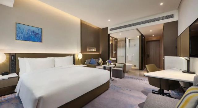 Standardowy dwuosobowy pokój Crowne Plaza Wuhan Development Zone by IHG