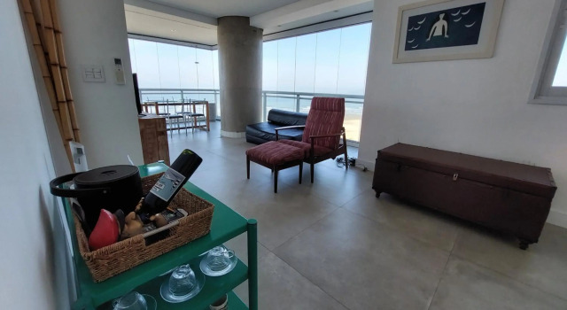 Book Santos - Unlimited 901 - Frente Mar com Vista Panorâmica, Забронировать Отель Отели Сантос с бассейном, рядом с Стадион Vila Belmiro, Бассейн
