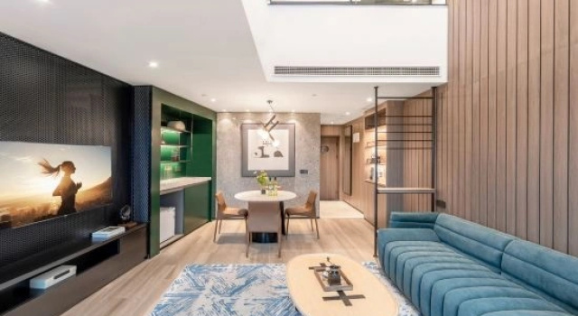 Двухместный люкс Deluxe Дуплекс c 1 комнатой Citadines Connect East Chengdu