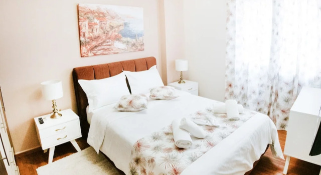 Апартаменты Deluxe с балконом и с видом на город Best House Ellinos Stratiotou Ayia Patra