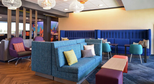 Кровать в общем номере Tru By Hilton Coppell DFW Airport North