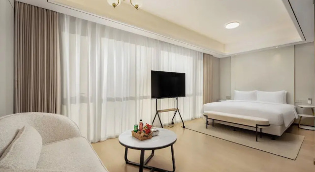 Студия Suzhou Huamao Gusuli Service Apartment