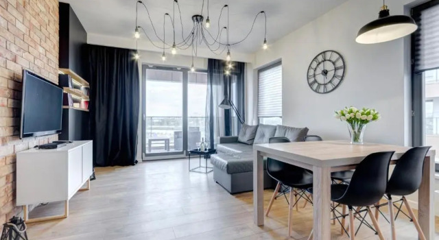 Апартаменты Deluxe с 2 комнатами с балконом и с видом на реку Apartments Brabank Old Town & by Noclegi Renters