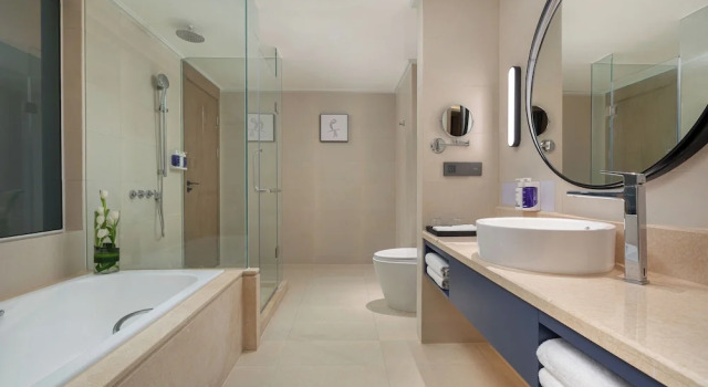 Двухместный люкс 1 Bedroom Living Area voco Guangzhou Shifu by IHG