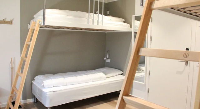 Standard Quadruple room Kragsbjerggaard Vandrerhjem