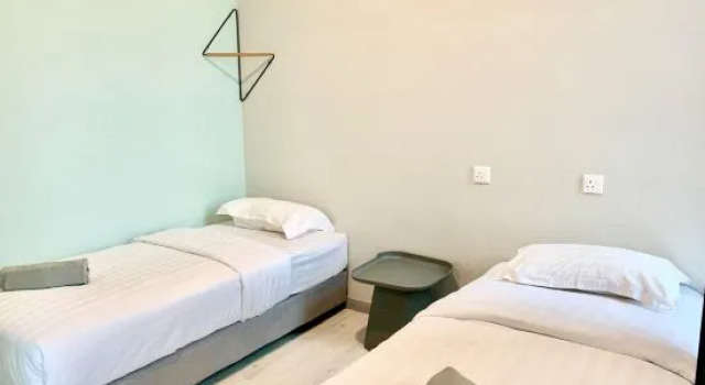Люкс с 2 комнатами с видом на море Deco Home @Jesselton Quay