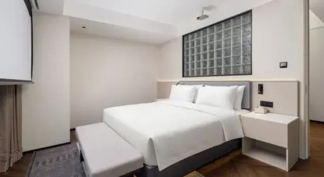 Люкс Business TongYue Hotel Boutique Apartment (Chimelong Tourism Resort Innovation Fang Branch)