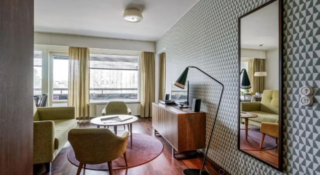 Апартаменты c 1 комнатой с балконом Forenom Serviced Apartments Espoo Tapiola