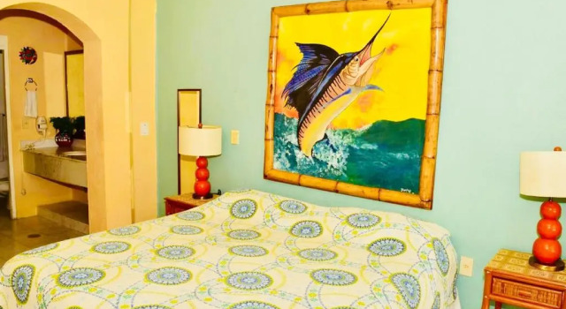 Номер Deluxe HAB PTa B ÁREA DE VILLAS DENTRO DEL HOTEL Junto al Krystal EN IXTAPA WIFI 2A 1M Con playa