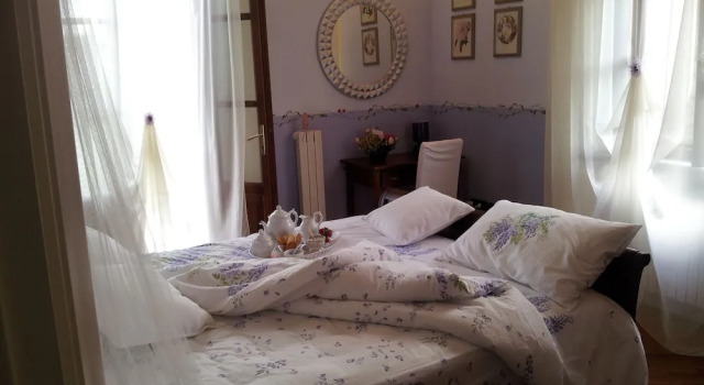 Luxus Apartment 2 Schlafzimmer mit Balkon und mit Gartenblick Il Campano