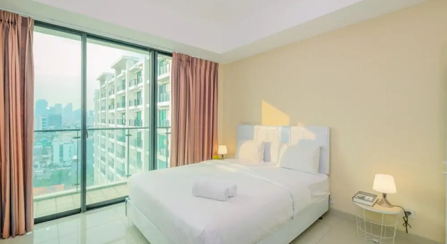 Nice And Elegant Studio Apartment At Nine Residence
