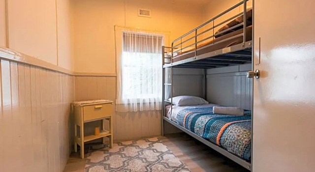 Кровать в общем номере BIG4 Tassie Getaway Park Stanley