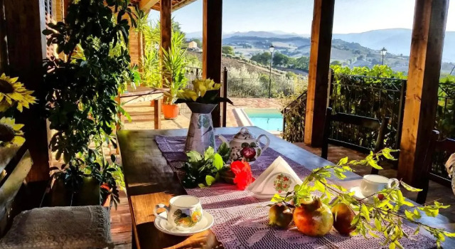 Апартаменты с 2 комнатами с видом на озеро Agriturismo Pascucci
