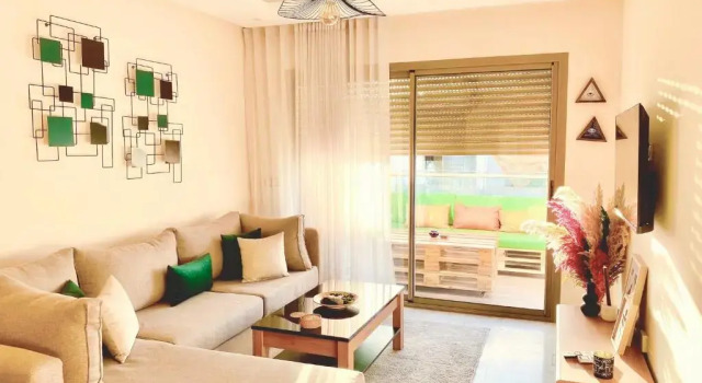 Appartement Cosy, vue sur mer, Rezervasyon Daire Doukkala-Abda otoparklı oteller, Otopark