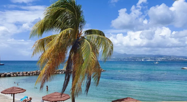 Двухместный номер Privilege с видом на море Hotel Bakoua Martinique